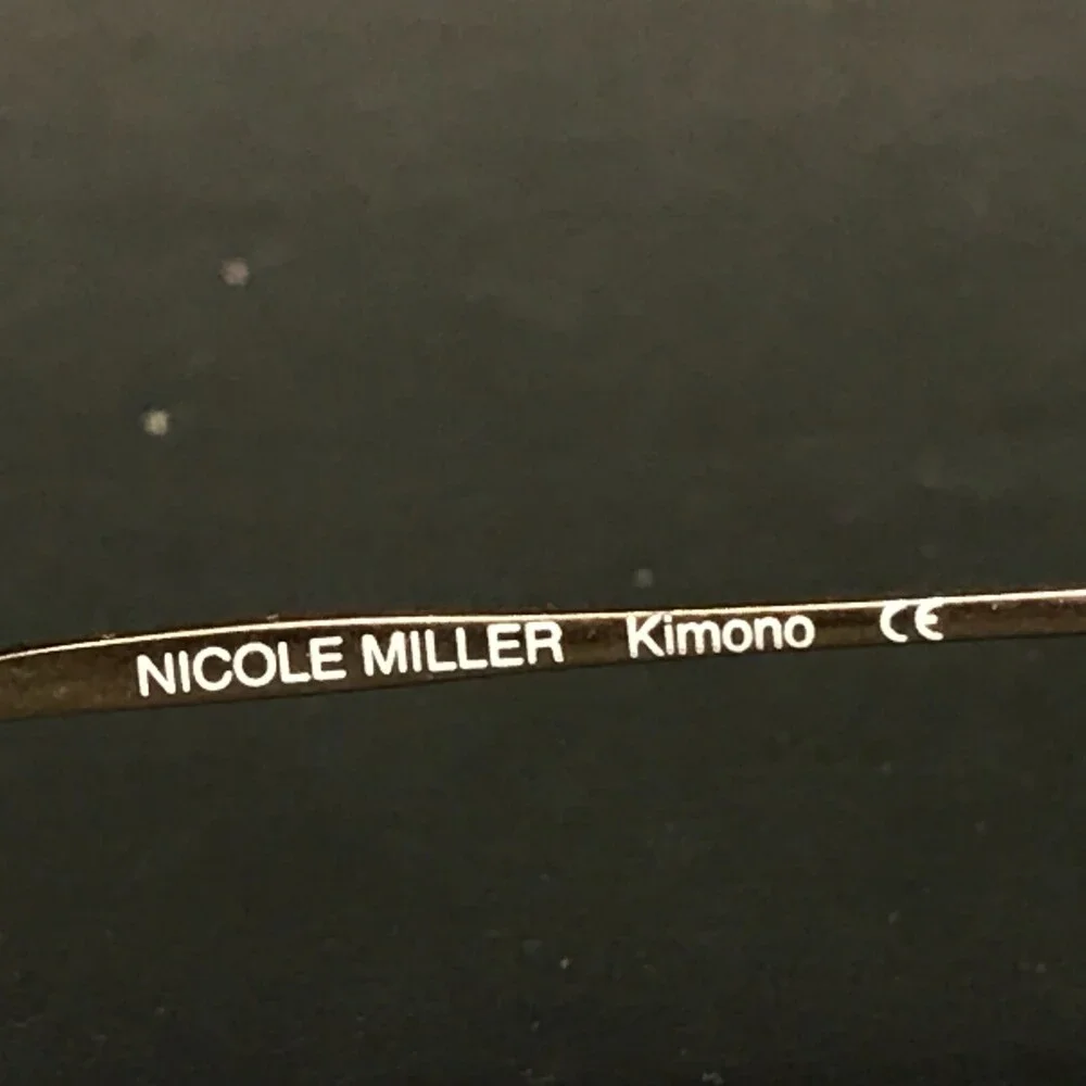 Nicole Miller Eyeglasses Frames Kimono Serene Gold Round Half Rim 49-18-135